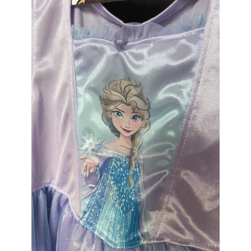 Disney Frozen Fantasy Gown Elsa Purple Size 6